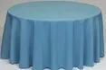 90" Round Poly Tablecloth- Slate
