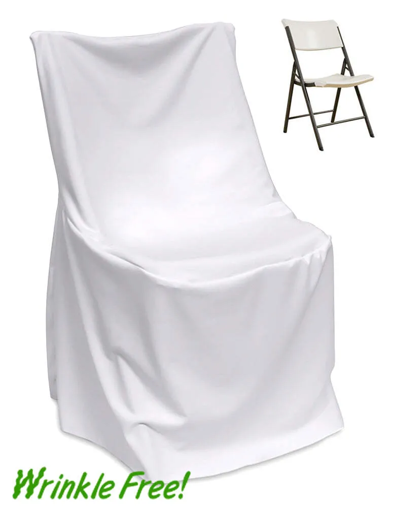Chair Cover - Square Back - White