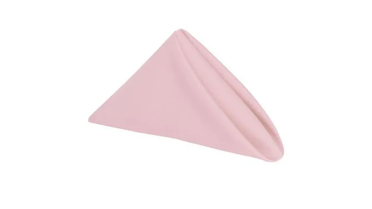 20"X20" Napkin Poly Light Pink