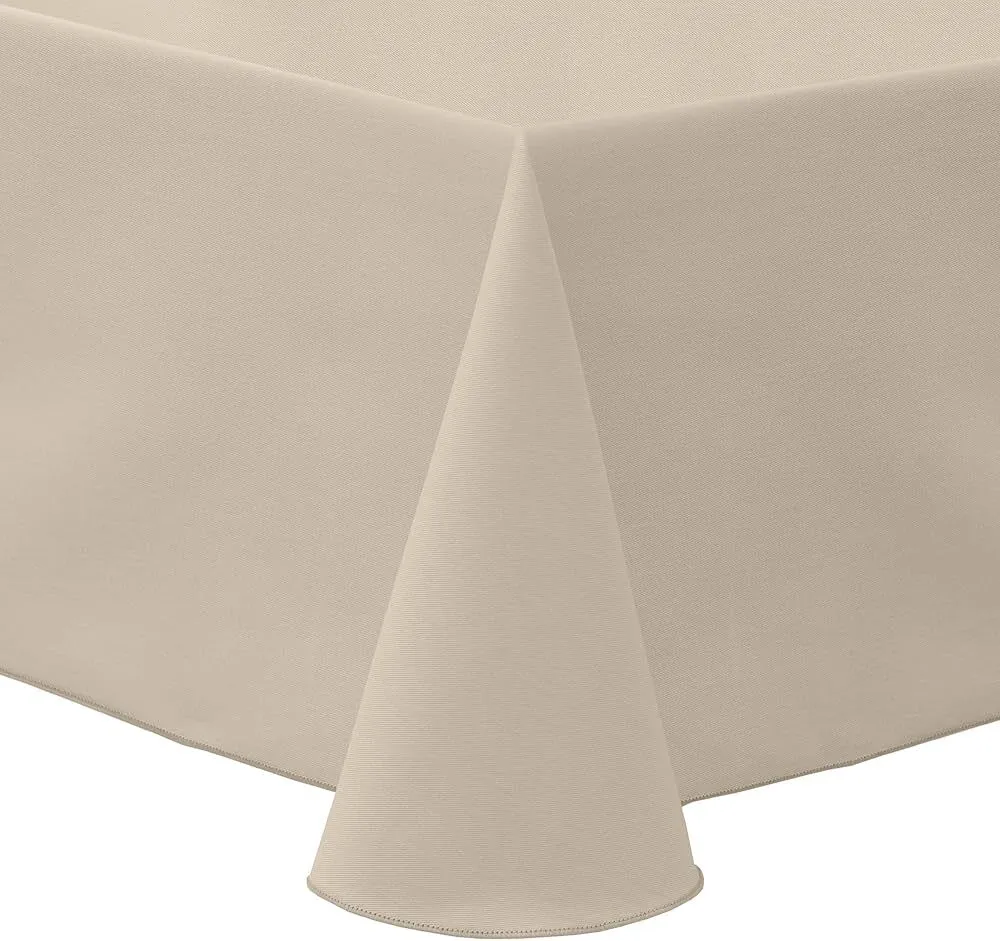 60"X120" Tablecloth Banquet Poly (Beige)