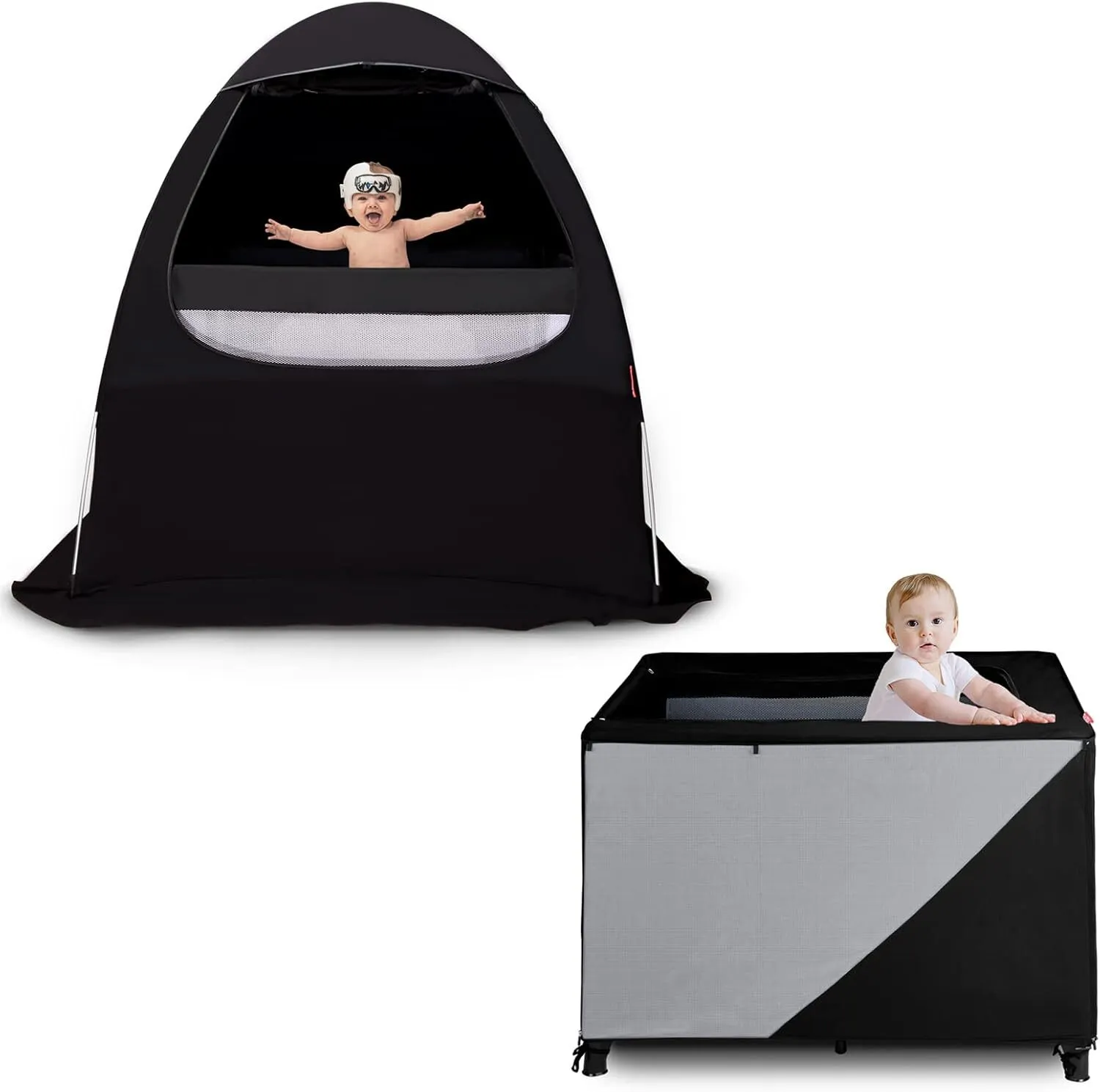 Hoovy Playard Breathable & Stretchable Blackout Cover