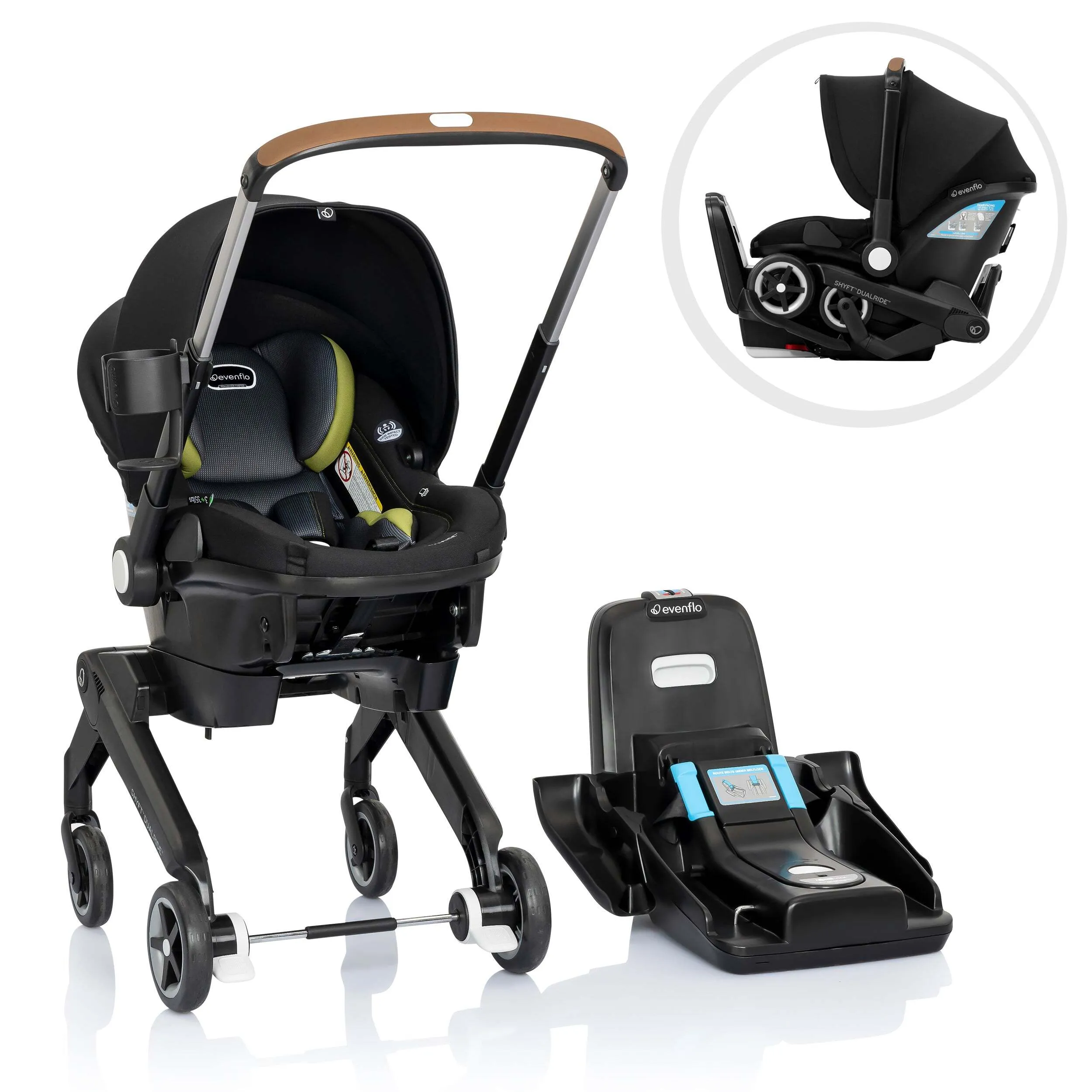 Evenflo Shyft DualRide Infant Car Seat Stroller Combo
