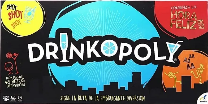 (18+) Drinkopoly - Juego de Mesa