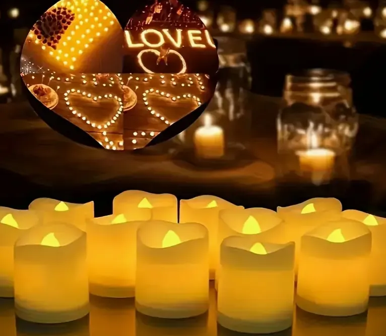 20 Velas Electrónicas LED