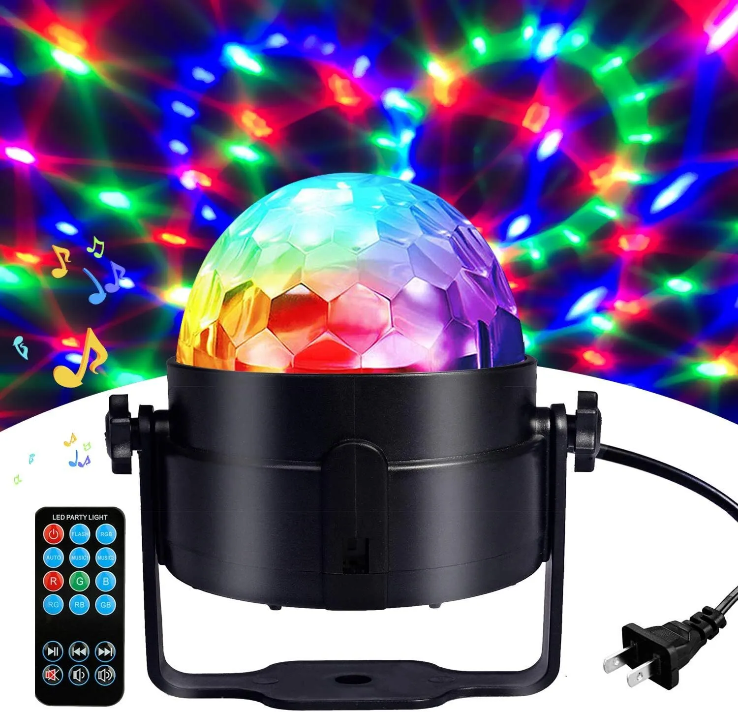 Pequeña luz disco LED