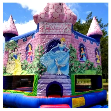 Princess Castle Bounce House 5 in 1