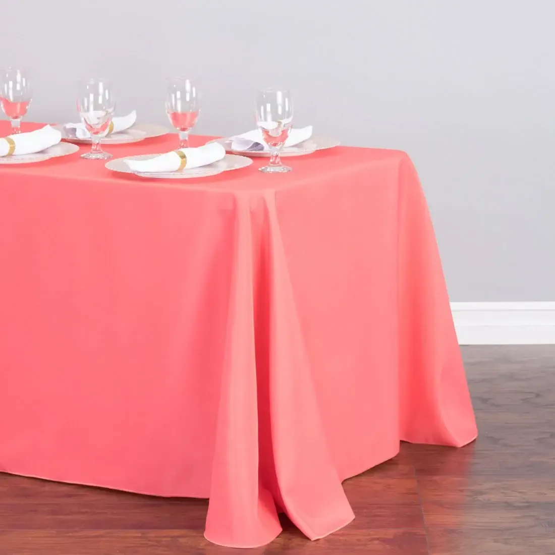 Rectangle Table Linen - Coral 90x132"