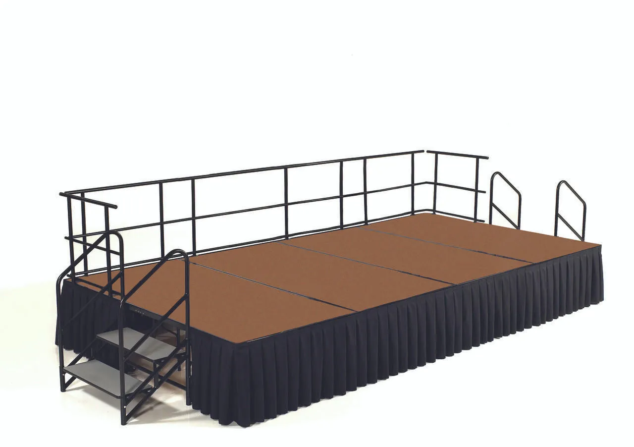 Stage Skirting - Black Box Pleat