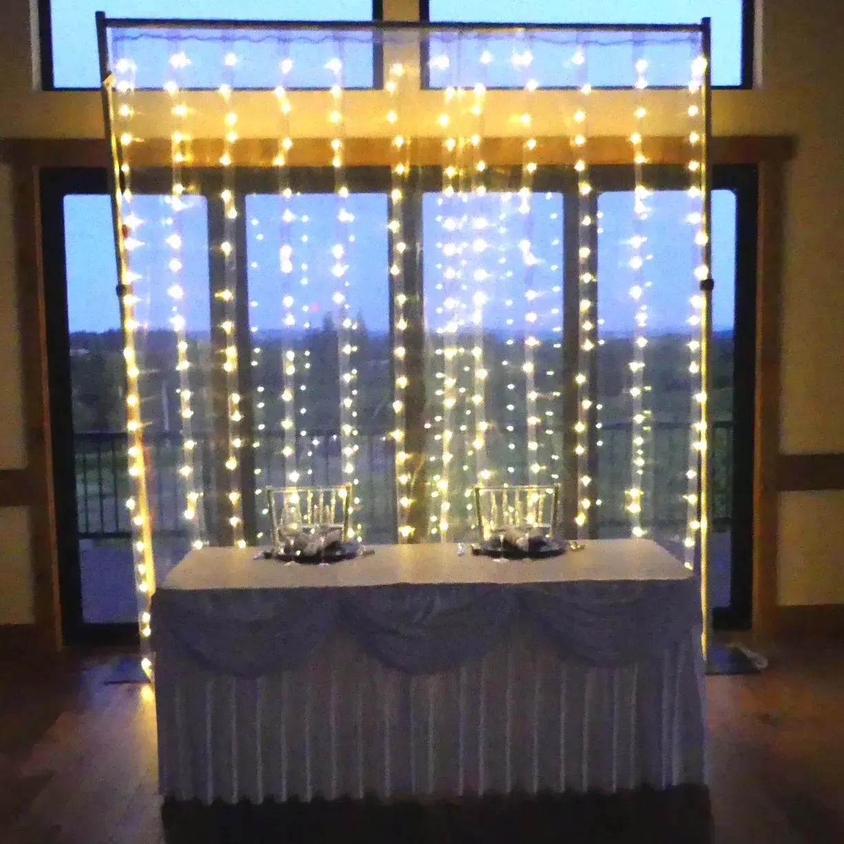 Starlight Backdrop with Warm White LED lights - 10ft