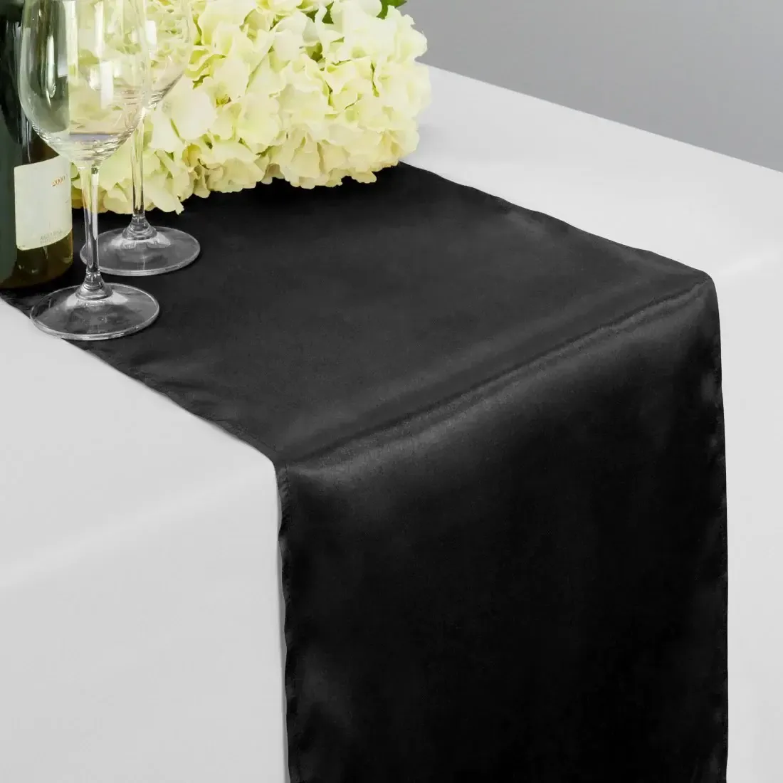 Table Runner - Satin Black 14x108
