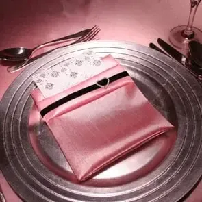 Silver Plastic Charger