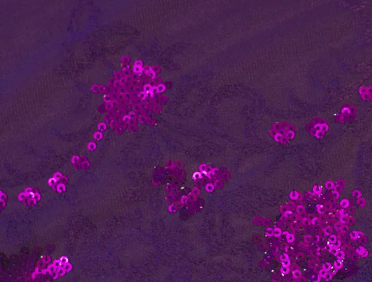 Table Runner Deux Fleur Purple