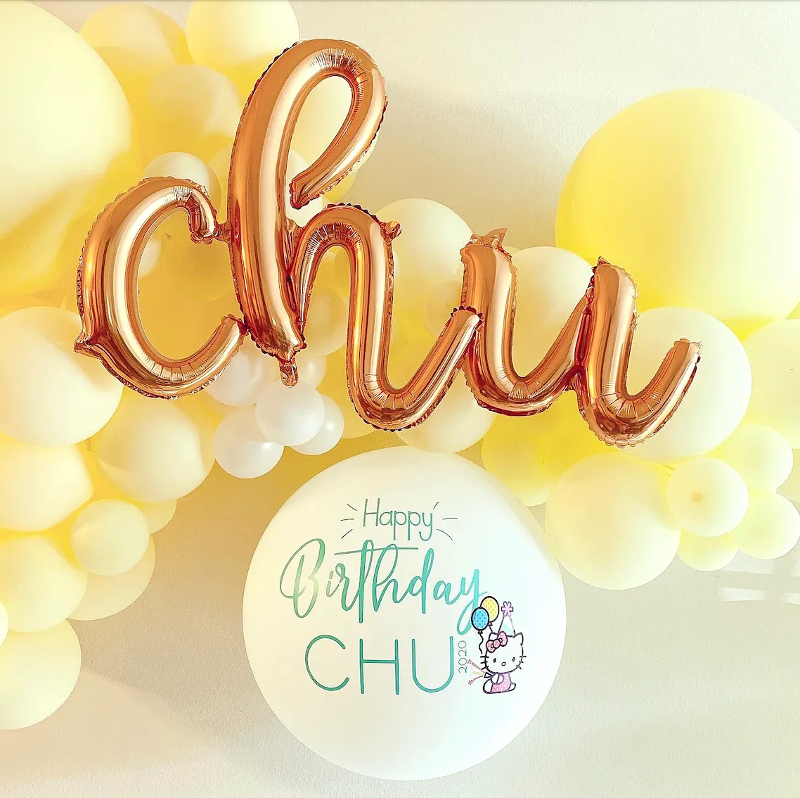 BIRTHDAY BALLOON BACKDROP