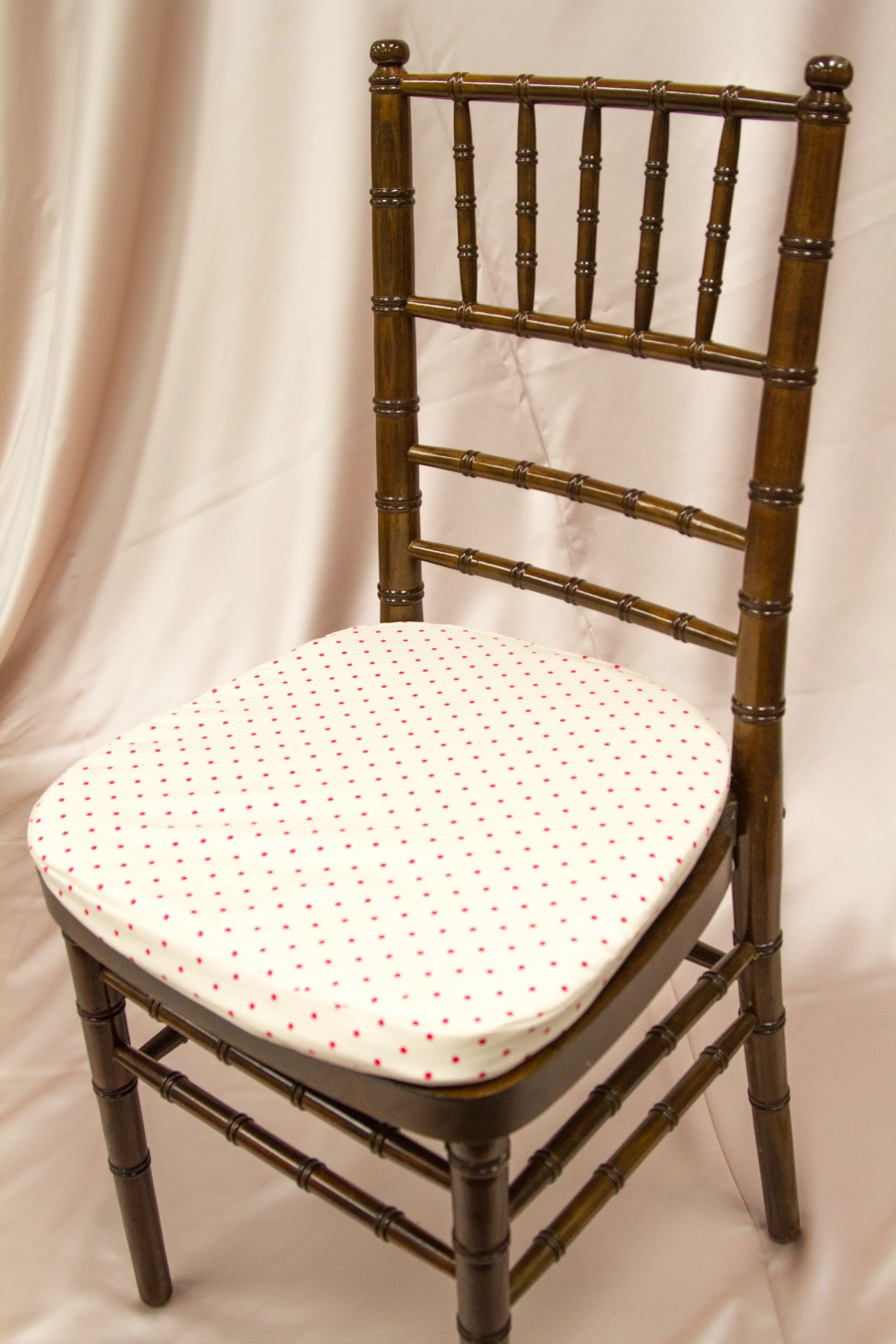 Chair Pad Cover Shabby Chic Dot