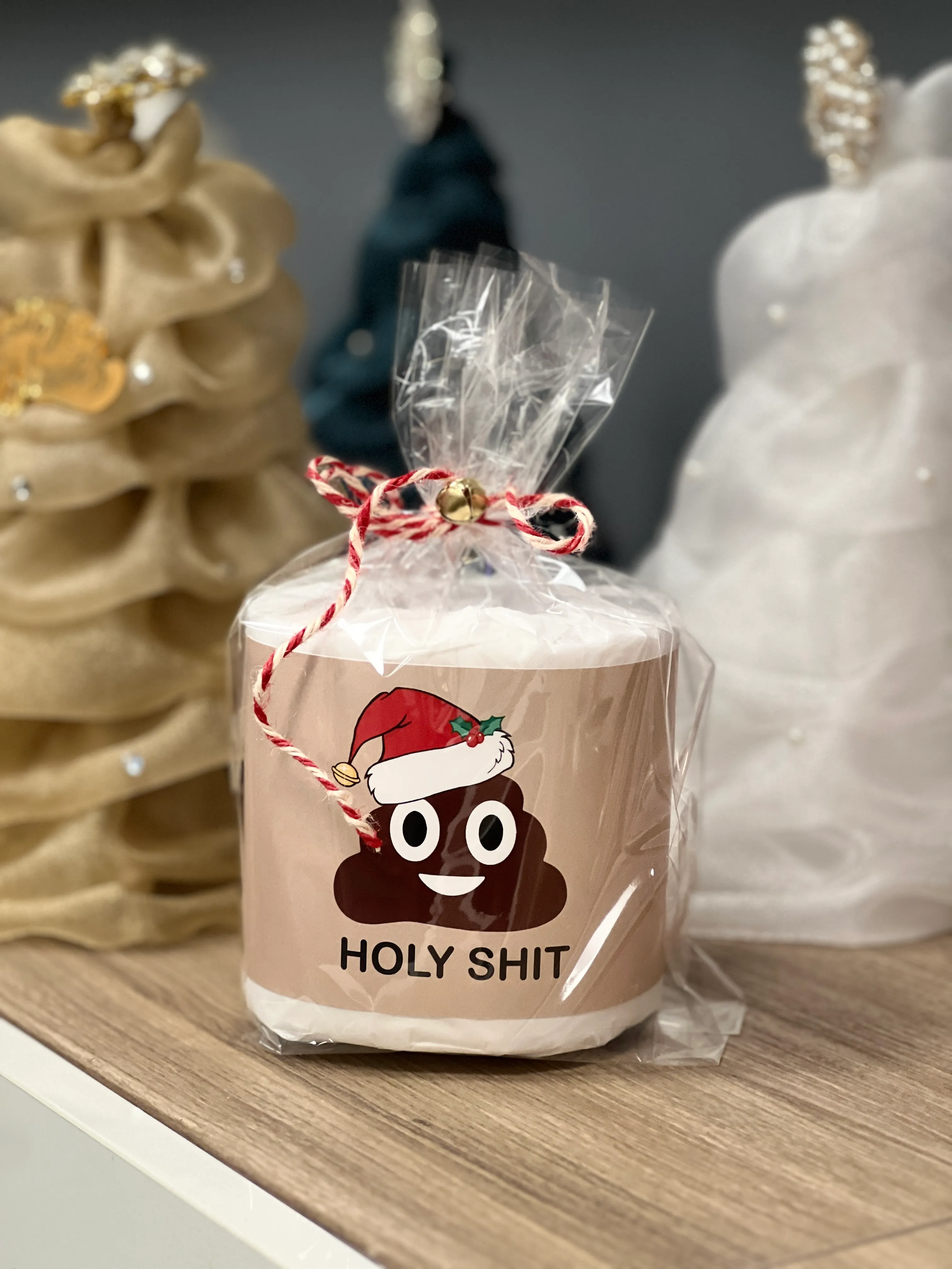 FUNNY POOP EMOJI TOILET PAPER ROLL