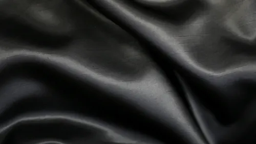 Napkin Satin Shantung Black