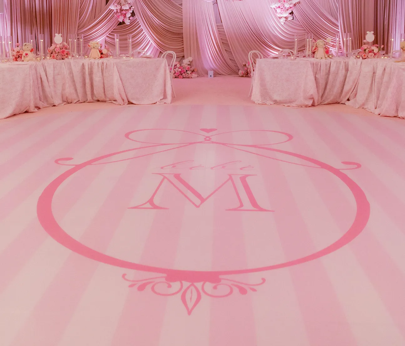 BABY SHOWER DANCE FLOOR LOGO DESIGN