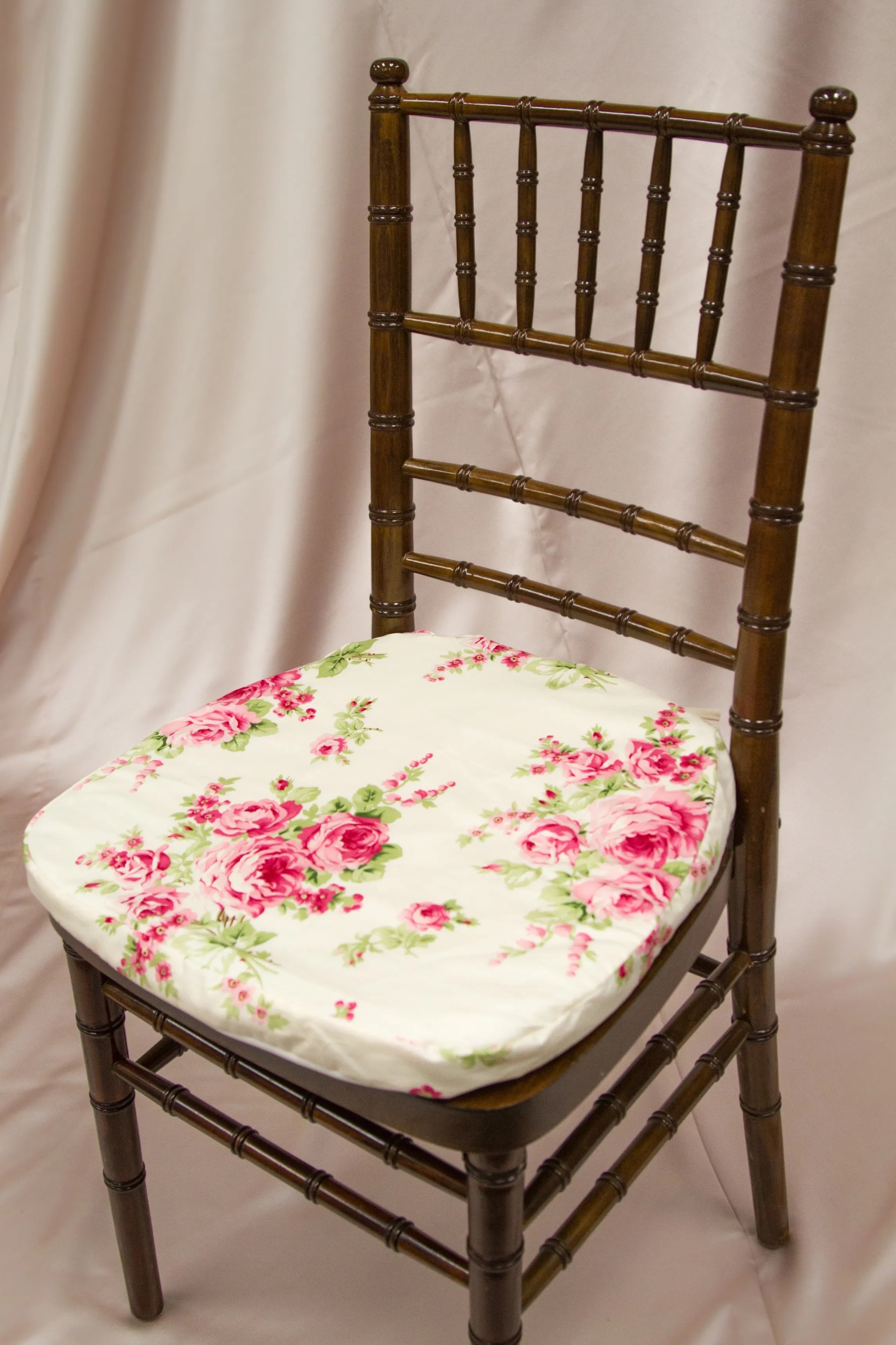Chair Pad Cover Shabby Chic Pink