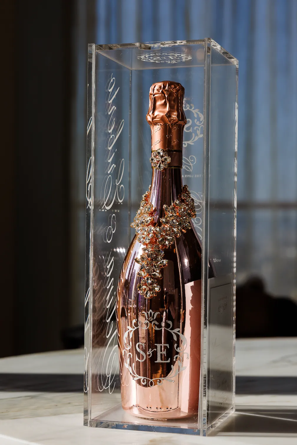 CUSTOM DESIGNED WINE BOTTLE