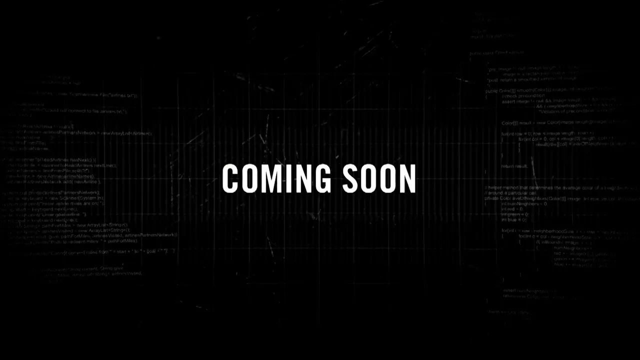 Coming Soon