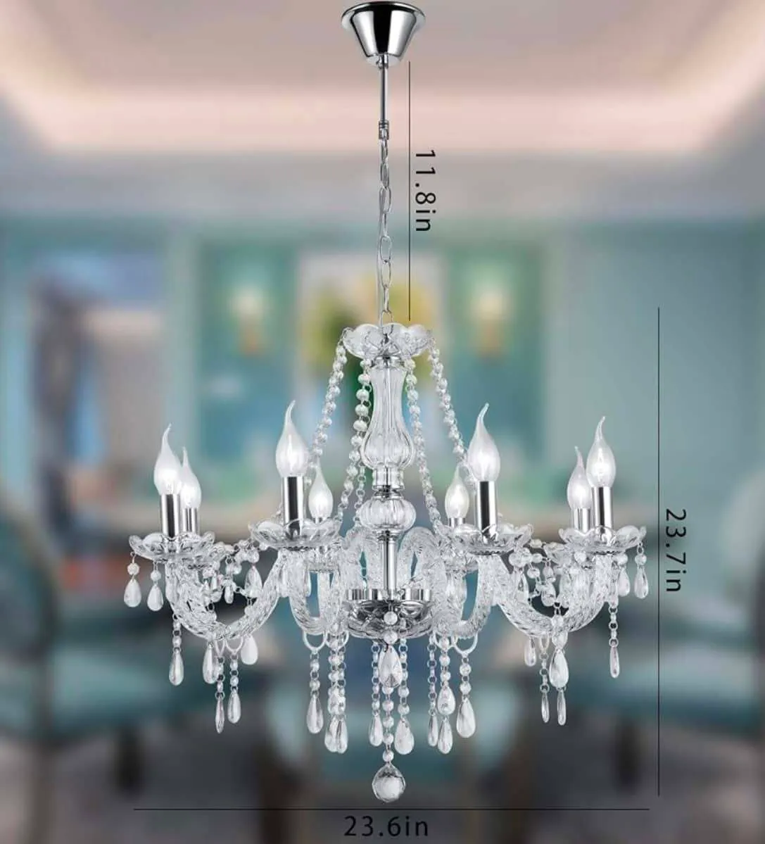 Small Crystal Chandelier