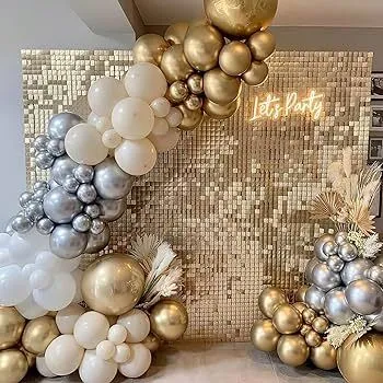 8ft x 8ft Gold Shimmer Backdrop