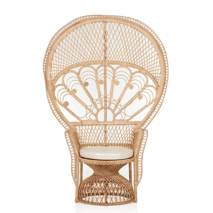 Wicker Peacock Chair
