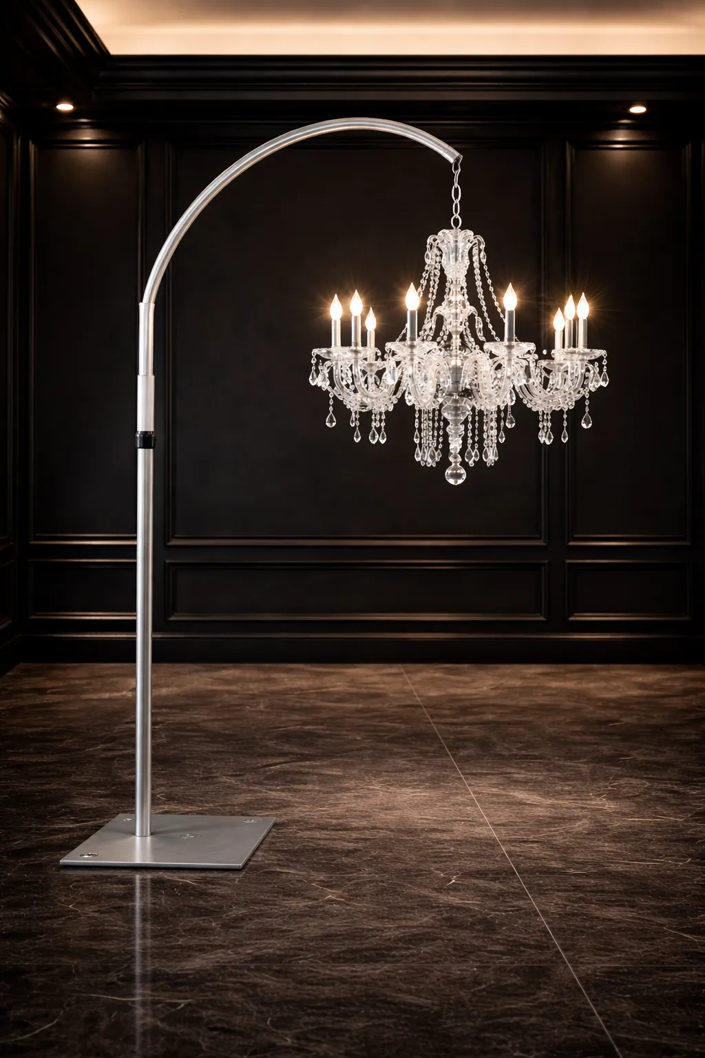 Large Crystal Chandelier