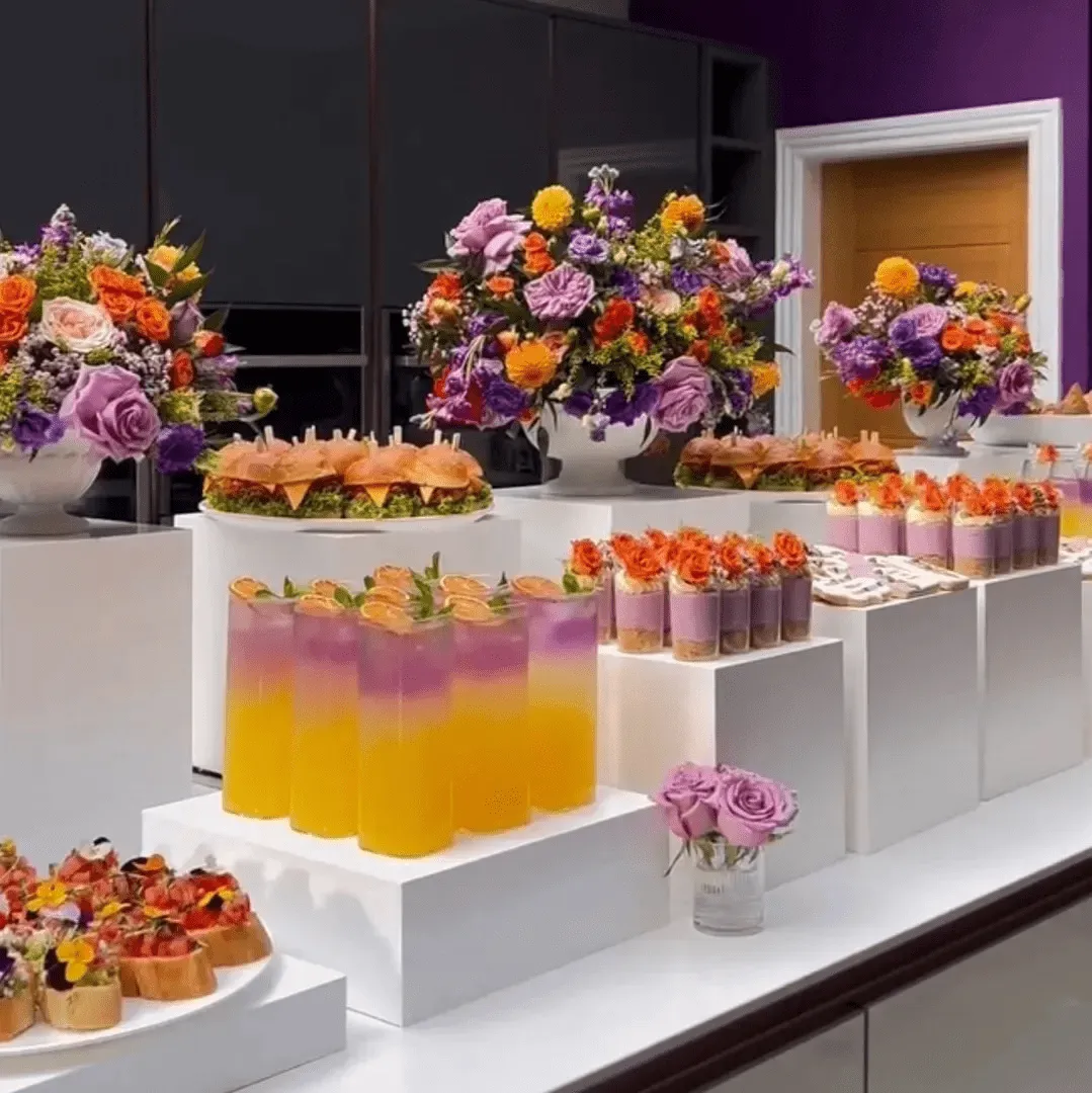 Acrylic Catering Risers (Set of 13)