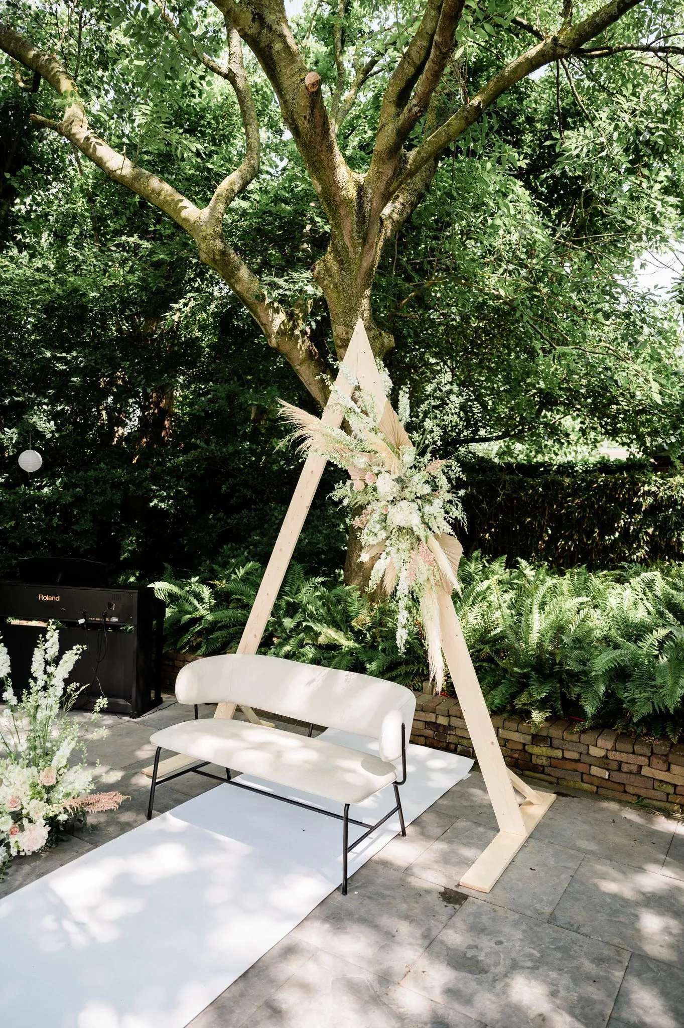 Backdrop A-frame blank hout