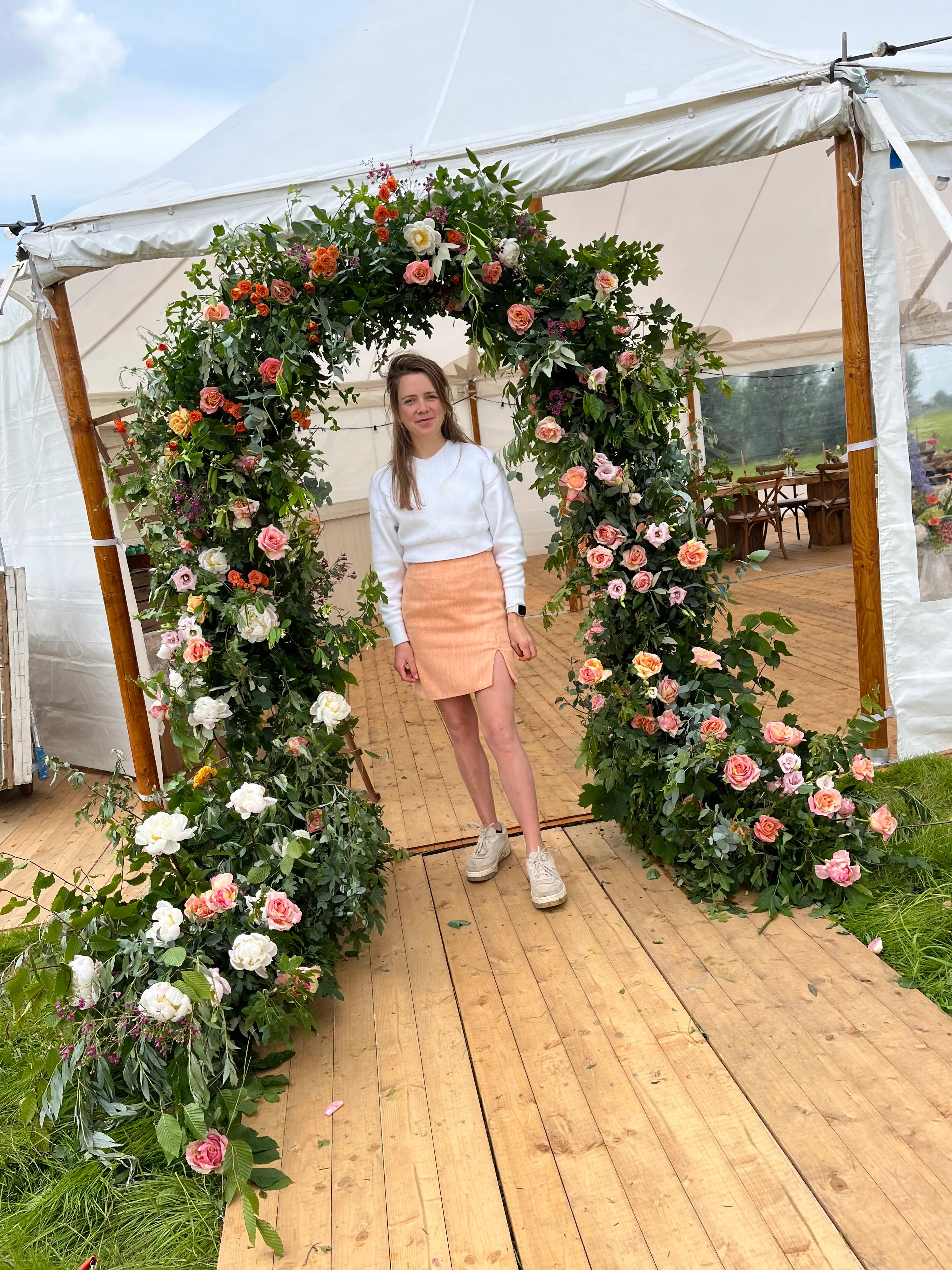 Backdrop arch frame wit 