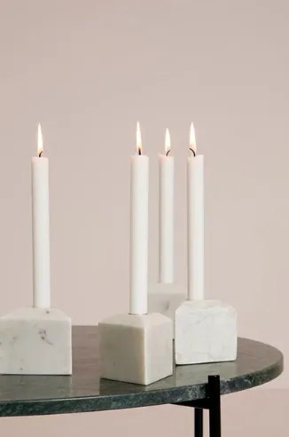 Kaarsenstandaard marmer