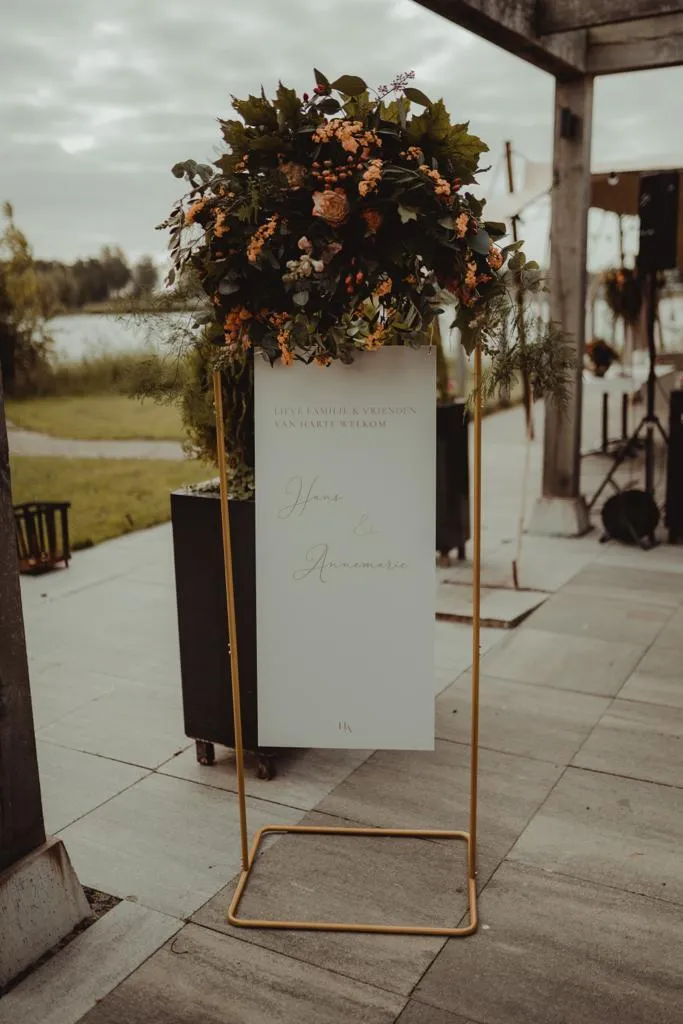 Welkomsbord groot forex - gepersonaliseerd