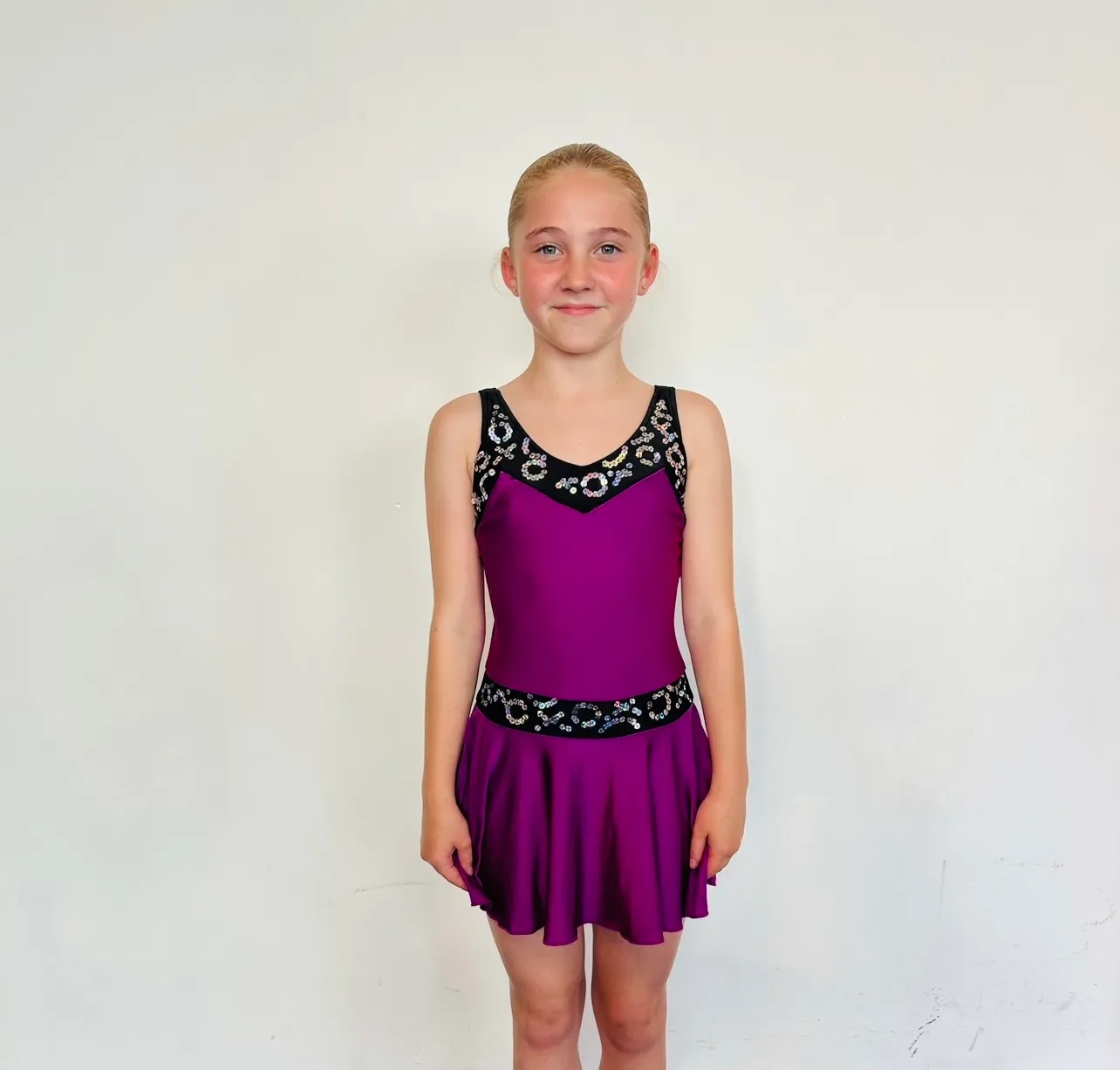 BL020 - SEQUIN TOP FRINGE DRESS