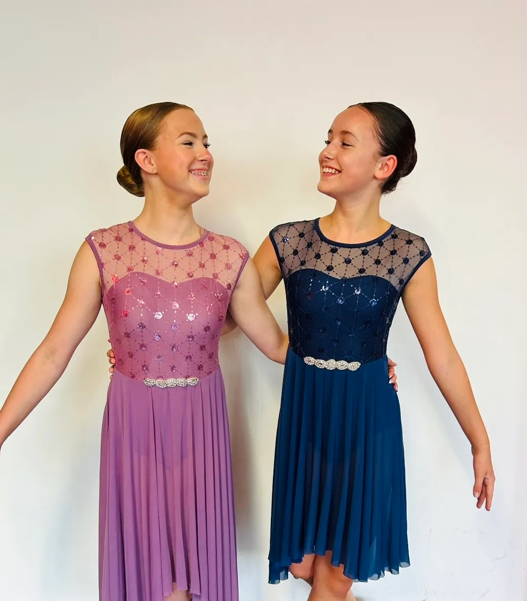 Bl176 -NAVY LYRICAL DRESS