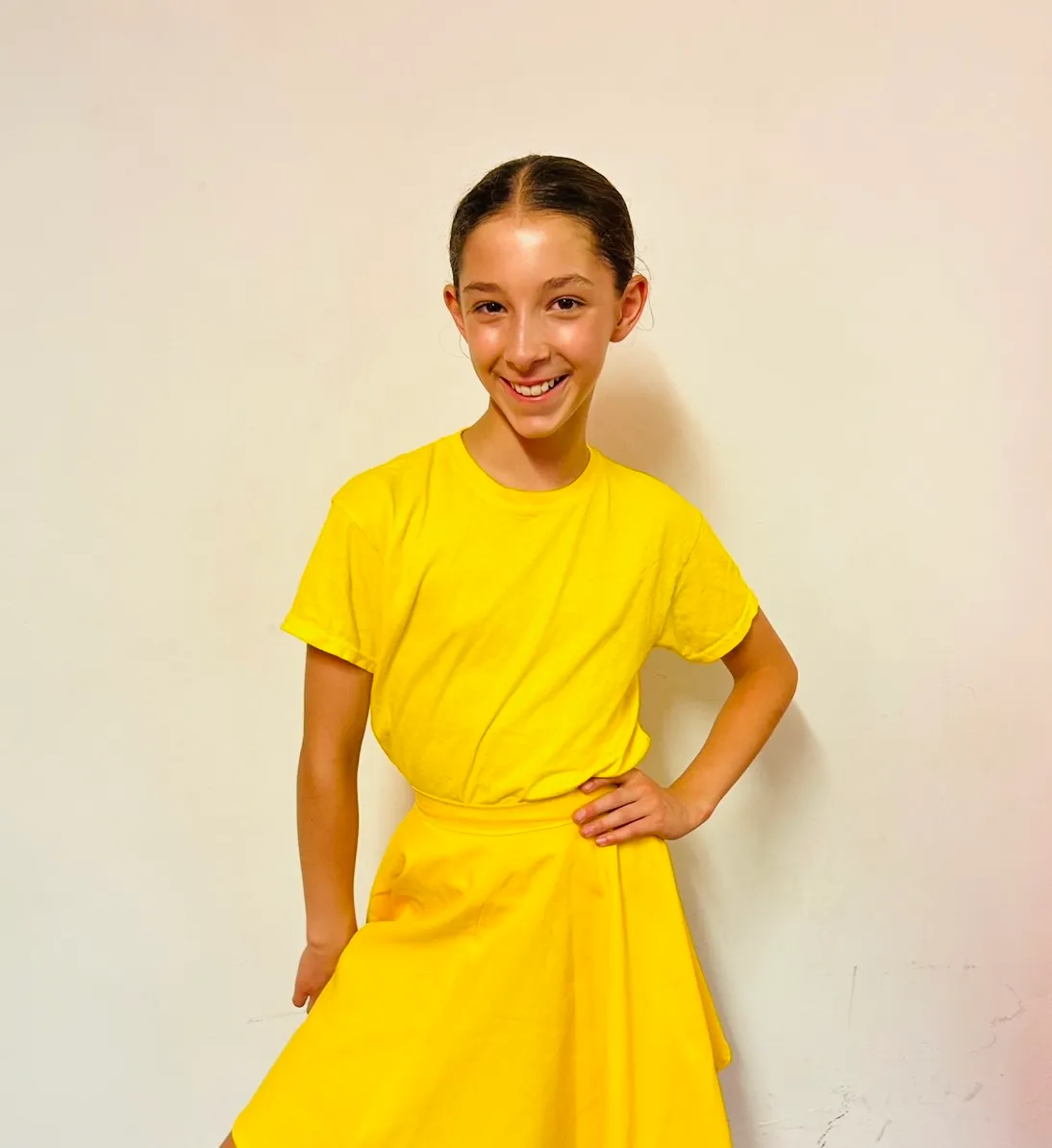 BL113 - KNEE LENGTH COTTON SKIRT