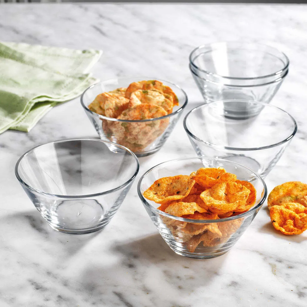Glass Snack Bowls 