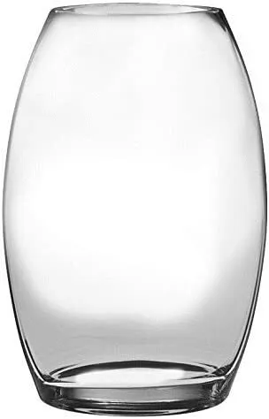 Medium Glass Oval Vase