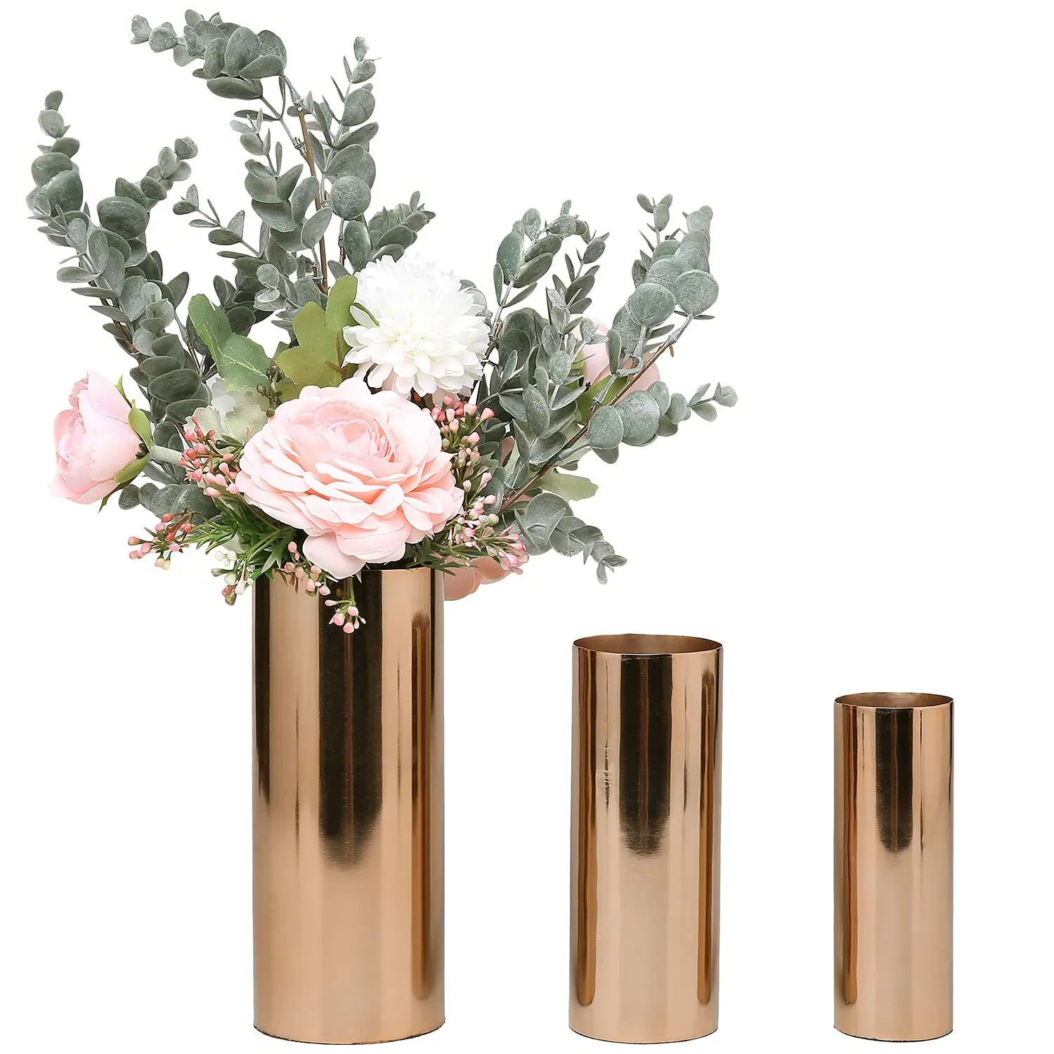 Medium Copper Bud Vase