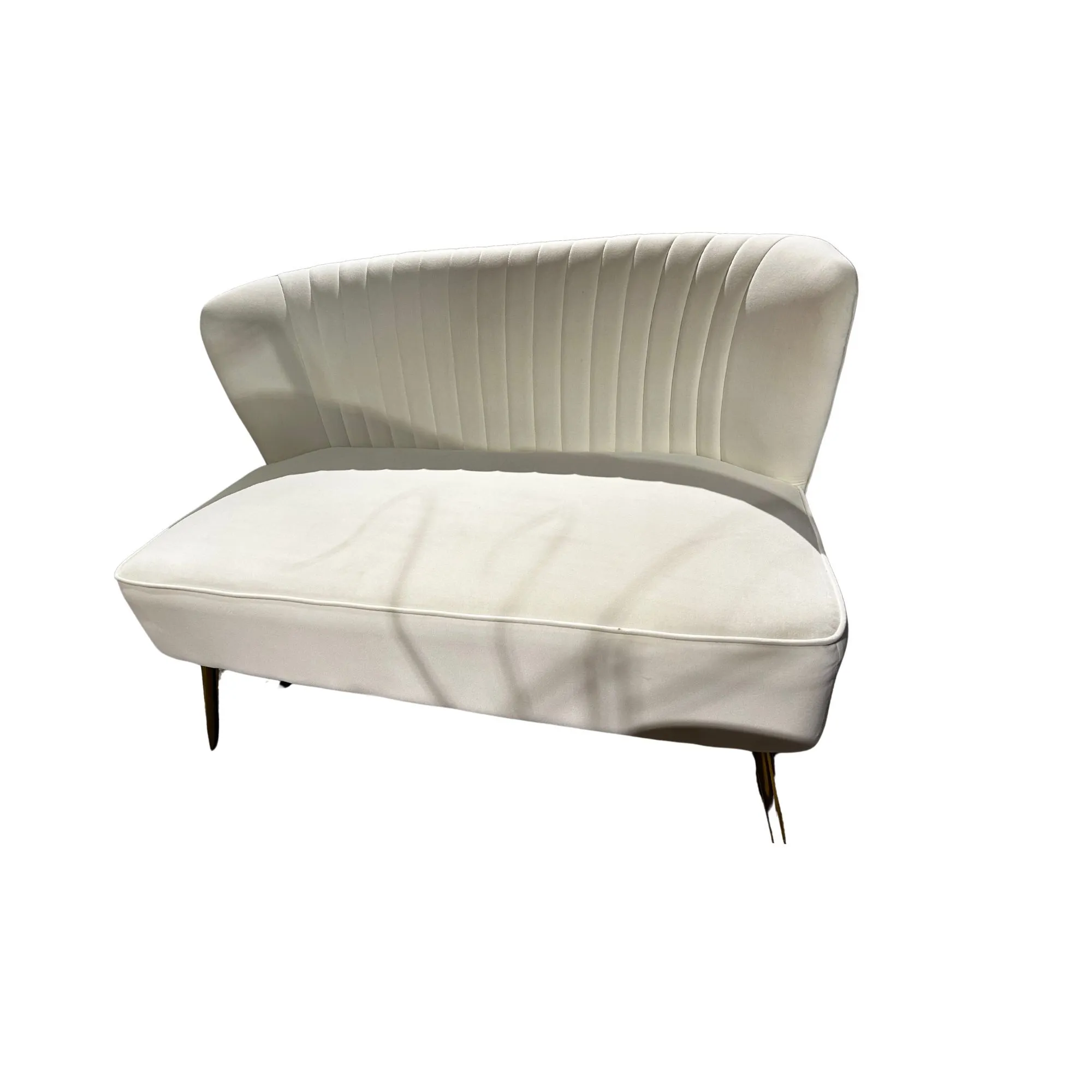 Ivory/White Sweetheart Bench
