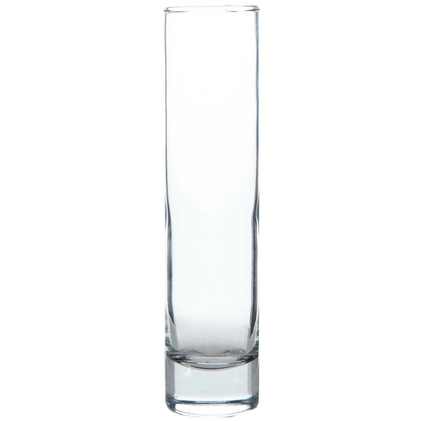 Short Skinny Cylinder Bud Vase