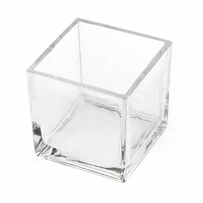 Medium Square Glass Vase