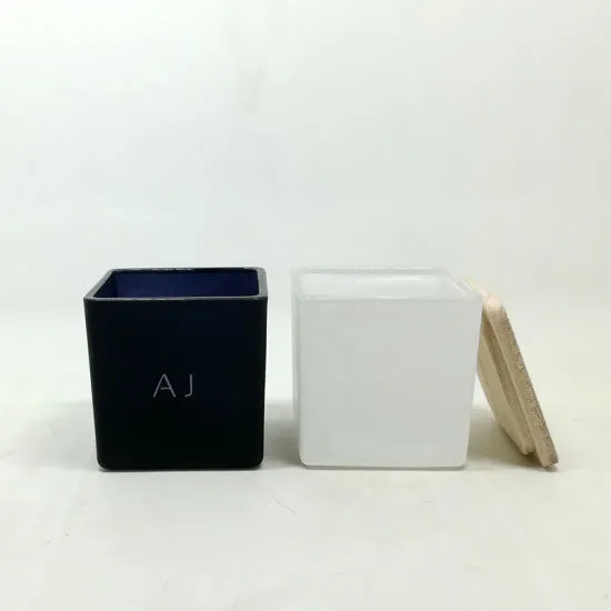 Assorted Wood Square Votives