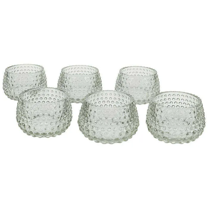 Glass Hobnail Votive