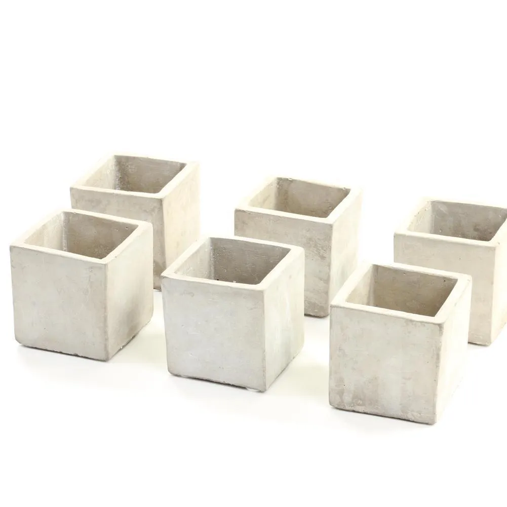 Medium Square Concrete Votive