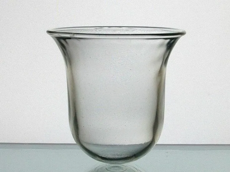 Tall Glass Flared Bell Votive