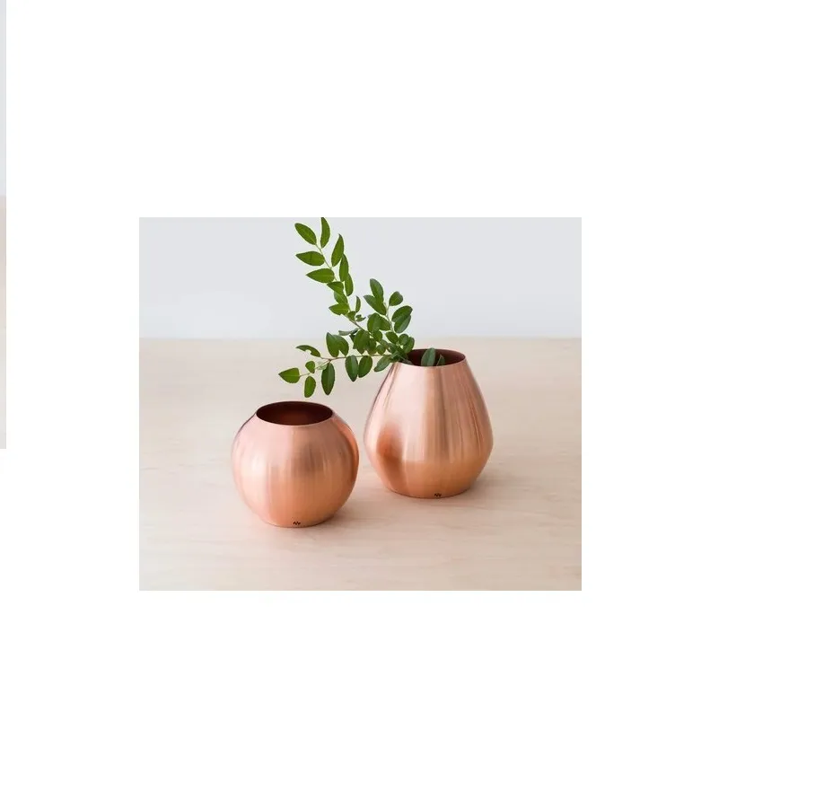 Small Copper Bud Vase