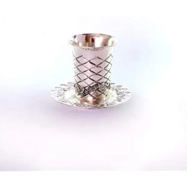 Criss Cross Copper Plate