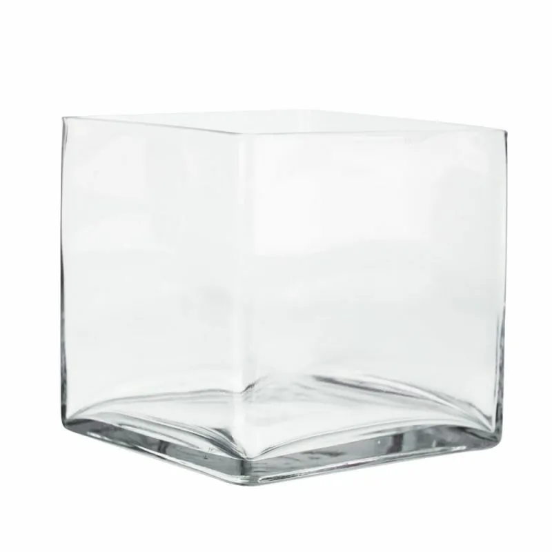 Small Square Glass Votive