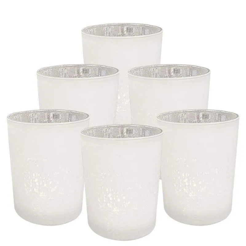 White Glass Votive